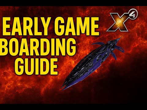 Early Game Boarding in X4 Foundations Capture Ships Easily!