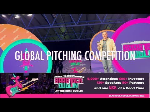 Flowcore at the SaaStock Global Pitching Competition Final in Dublin 2023