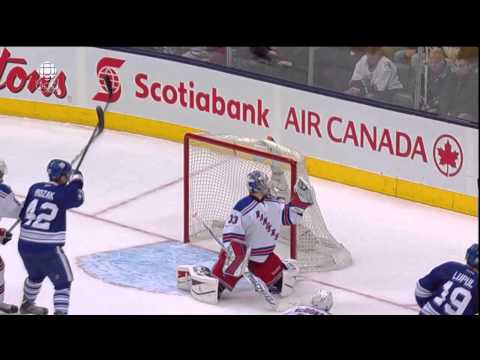 Lupul Goal - Rangers 5 vs Leafs 1 - Jan 4th 2014 (HD)