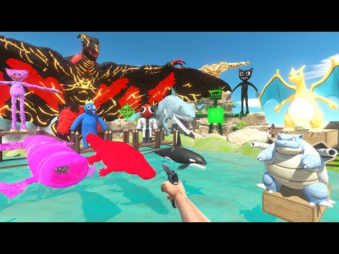 FPS Avatar Rescue Pokemon and Fights Sea Monsters & Kaiju Monsters - Animal Revolt Battle Simulator