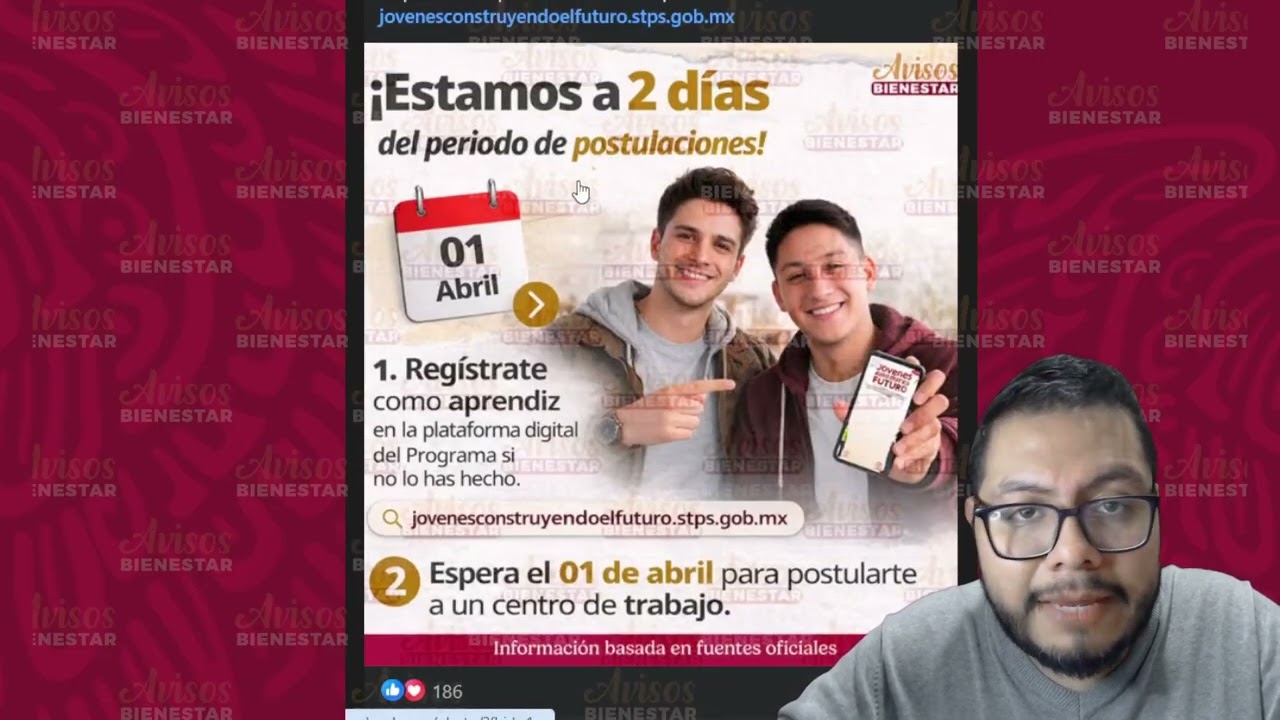 En abril abre el periodo de postulaciones a centros de trabajo de Jóvenes Construyendo el Futuro.