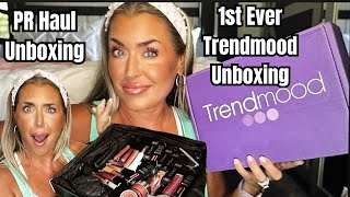 FIRST EVER TRENDMOOD UNBOXING AND PR UNBOXING | HOTMESS MOMMA MD