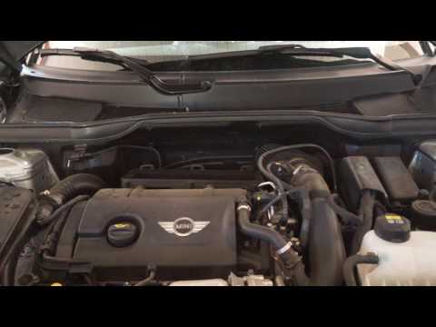 R60 MINI countryman K&N filter easy install with engine blow off sound