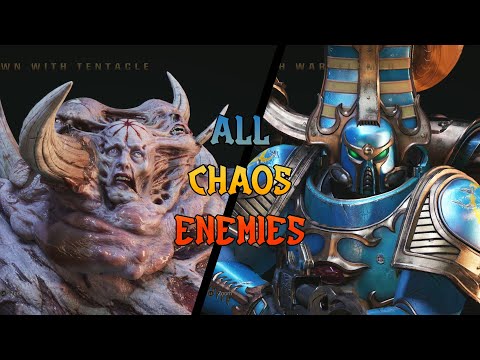 Overview EVERY CHAOS ENEMY • ALL CHAOS BOSS • THOUSAND SONS • Research Center in Space Marine 2