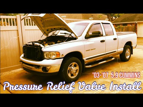 Fuel Pressure Relief Valve INSTALL | 03-07 5.9 Cummins