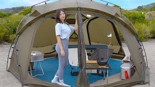 The Tent I Waited for Two Years Finally Arrived! 🏕️ My New Camping Gear from Korea!! 🇺🇸