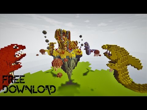 Minecraft MiniGames Bedwars Map "Mystery Chest" 2/3 