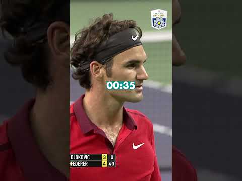When Federer Produced A 48 Second Service Game Against Djokovic 🤯