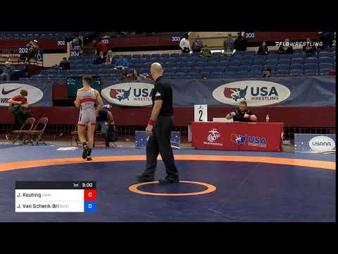 74 Kg Consolation Jake Keating Cavalier Wrestling Club Vs John Van Schenk Brill Buffalo Valley Reg