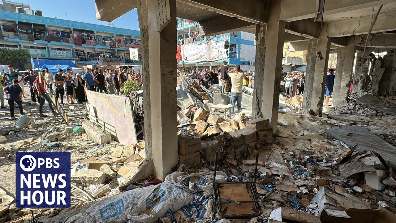 Airstrike on UN school in Gaza kills dozens, Israel claims it was targeting militants