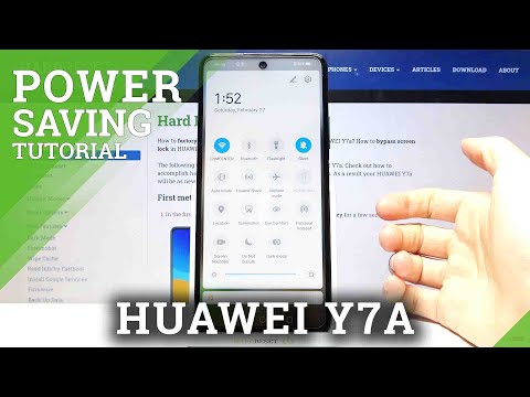 How to Activate Power Saving Mode on HUAWEI Y7a – Battery Saver