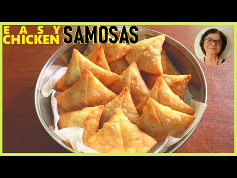 How to make chicken samosas at home / Goan Chicken Samosas / Homemade chicken samosa recipe
