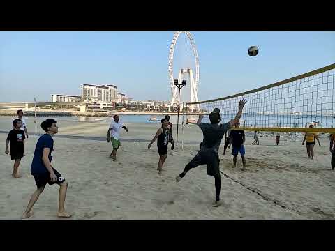 Marina Beach ⛱️🏖️ with volleyball match