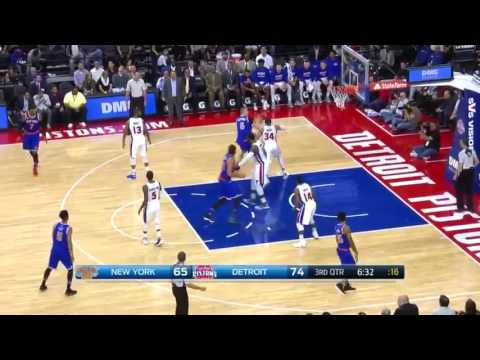 Kristaps Porzingis 18 PTS  Knicks vs Pistons  01.11.2016