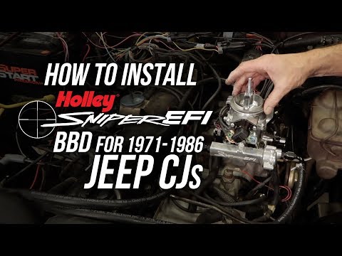 How To Install Sniper EFI BBD for 1971-1986 Jeep CJs