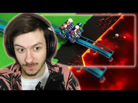 Daxellz Reacts to Lets Game It Out I Built a Theme Park With a 99.9% Death Rate - Parkitect