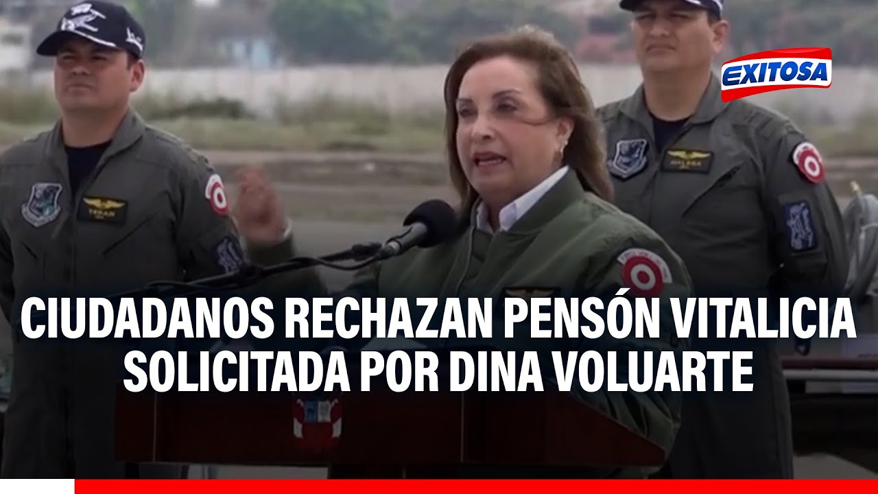 🔴🔵 Ciudadanos rechazan pensión vitalicia solicitada por Dina Boluarte: "Perjudicó al pueblo"