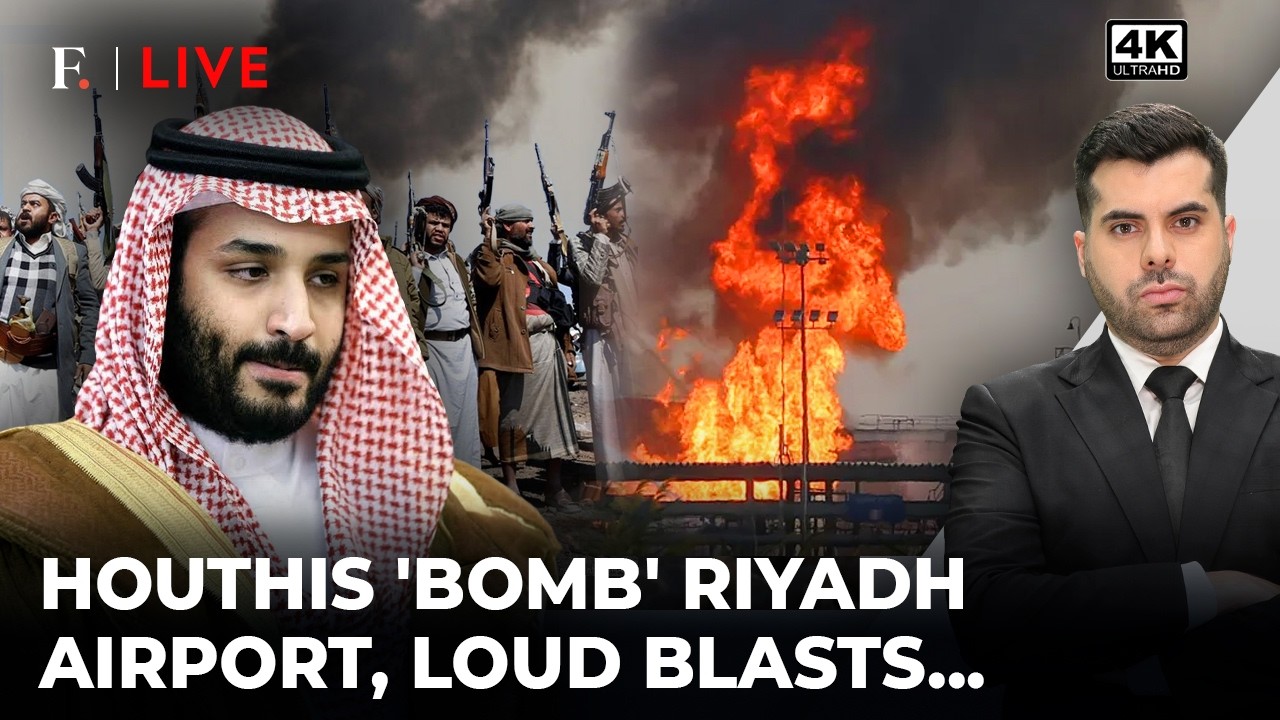 Saudi Airspace 'No-Fly Zone' After Houthis Launch Missiles On Airport, Oil Hub |Firstpost Live