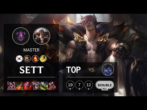 Sett Top vs Sylas - KR Master Patch 11.18