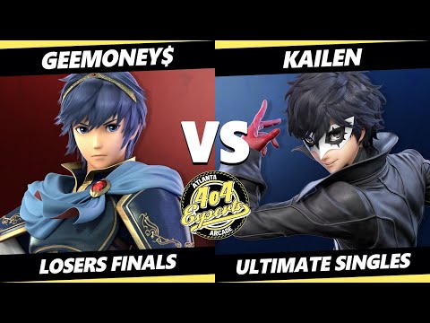 4o4 Smash Night 62 Losers Finals - Kailen (Joker) Vs. Geemoney$ (Marth) SSBU Ultimate Tournament