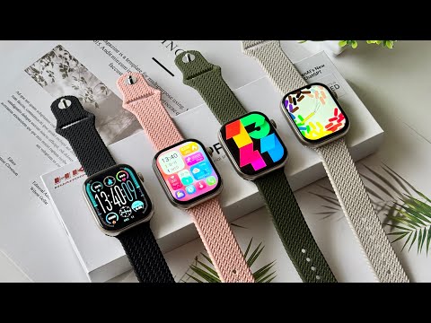 Смарт часы 1:1 Apple Watch 9 серии 45 мм с AMOLED экраном, украинский язык, звонки и СМС - фото 1 - id-p2502151936