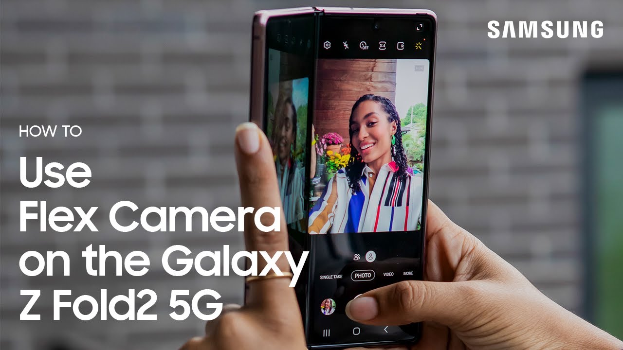 Galaxy Z Fold2 5G: How to Use Flex Camera | Samsung