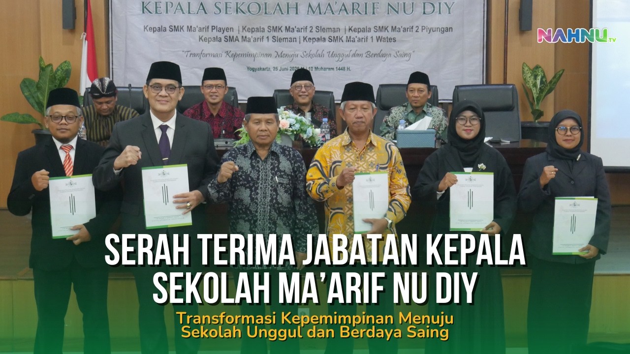 Serah Terima Jabatan Kepala Sekolah Ma’arif NU DIY