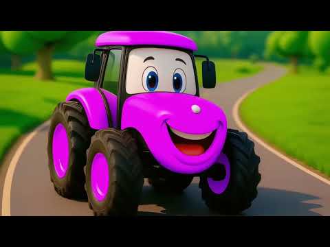 Der bunte Traktor: Farben lernen mit Spaß! Zeichentrickfilme für Kinder
