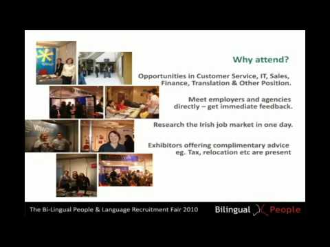 Bilingual People - Dublin Language Recruitment & Expat Fair 2010