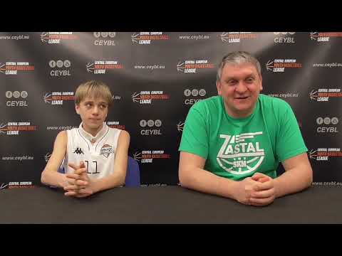 CEYBL U13 - Press conference, 15.1.2023, SKM Zastal Zielona Góra - HAKRO Merlins Crailsheim