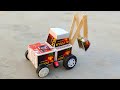 How To Make Jcb At Home Diy Matchbox Jcb Tractor