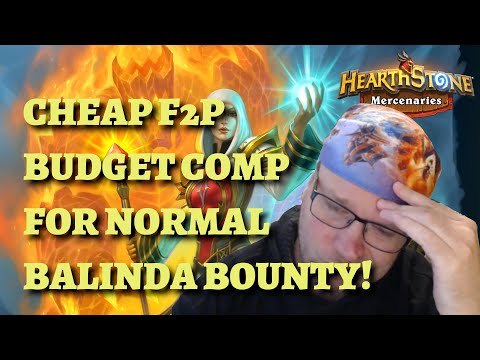 BUDGET F2P Normal Balinda Stonehearth bounty guide (Hearthstone Mercenaries)