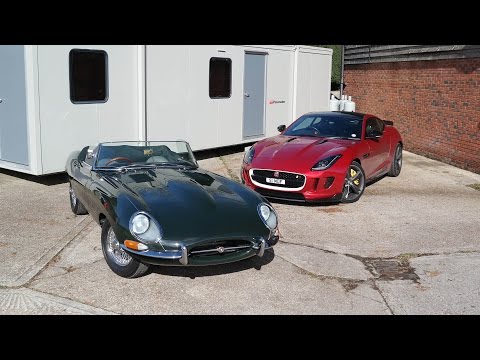 Driving A Convertible E-Type In The Rain