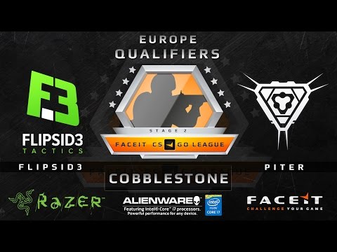 Flipsid3 vs PiTER - Map 1 - Cobblestone (FACEIT League 2015 Stage 2 EU Qualifier)