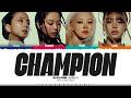 BLACKPINK 'Champion' Lyrics (블랙핑크 Champion 가사) [Color Coded Lyrics] | ShadowByYoongi