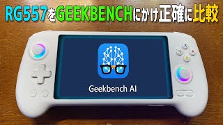 Anbernic RG557をGeekbench 6にかけて正確にRetroidpocket5などと比較します。数値を見ながら話すラジオ動画 Dimensity 8300とSnapdragonを比較