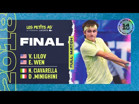 Les Petits As 2018 | Boys Double Final | Lilov/Wen vs. Ciavarella/Minighini
