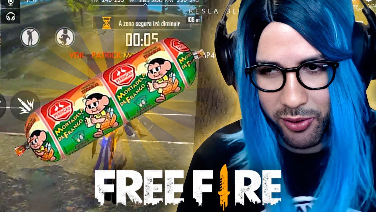 ESPERANDO UMA PEÇA DE MORTADELA! | Free Fire - Samira Close