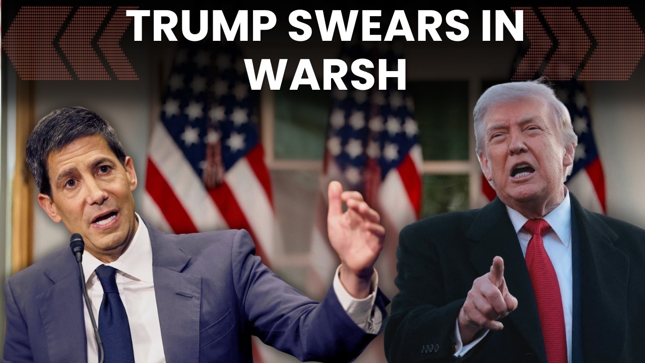 Kevin Warsh Oath LIVE: Donald Trump Swears in Kevin Warsh as US Federal Reserve Chief |Jerome Powell