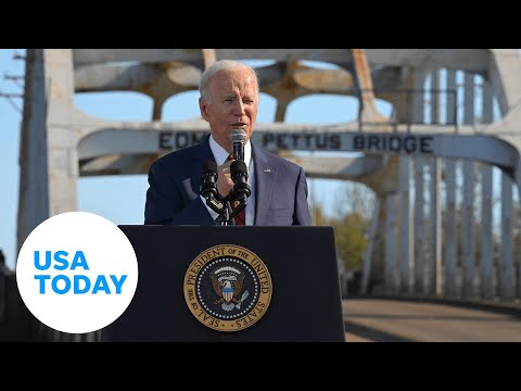 Biden calls for more voting rights as he pays 'Bloody Sunday tribute USA TODAY