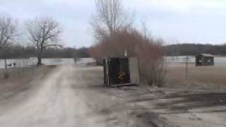 preview picture of video '2011 Flood Watch, April 21. Morris, Manitoba, Canada.'
