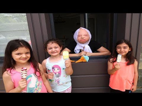 Kids pretend Play In Real Life Ice Cream Shop, fun kid video