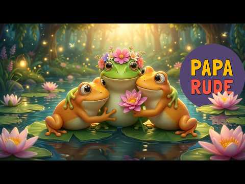 Oac Oac! Cinci Broscuțe Vesele 🐸| Învățăm să Numărăm | Cântece pentru Copii | Paparude