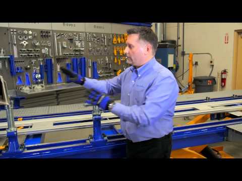 Car-O-Liner Benchrack Structural Frame Alignment Machine-Milled Surface