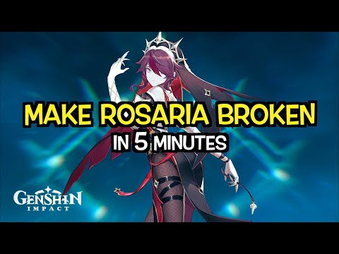 SIMPLEST ROSARIA GUIDE YOU'LL EVER NEED!! The MUST-BUILD Cryo 4 Star Sub DPS | Genshin Impact