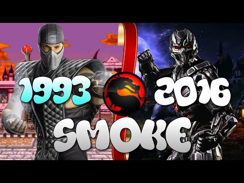 Smoke Evolution all Fatality  Все добивания  MK2 to MKX
