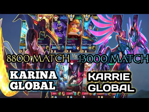 Push Rank with Global Karrie Match 13K & Global Nana,tap lose 🫠