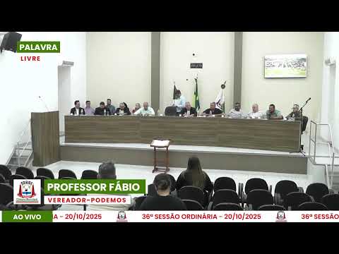 36ª Sessão Ordinária da Câmara de Vereadores de Bataguassu - 20.10.2025
