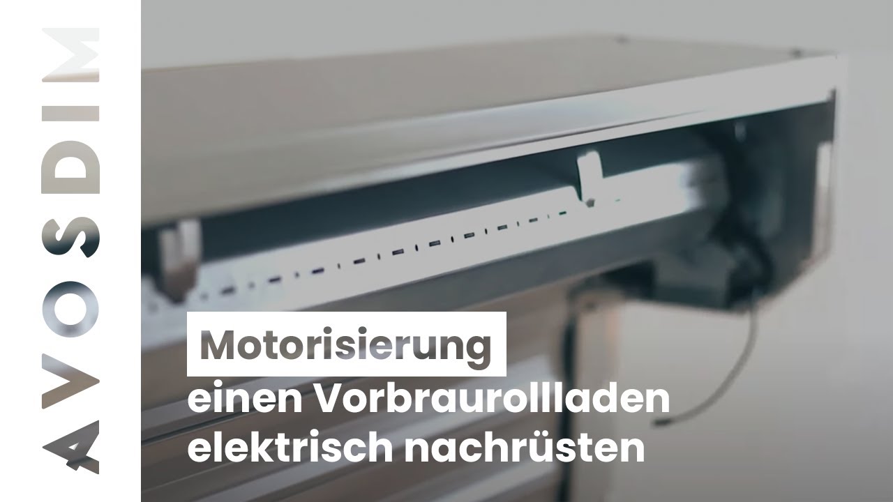 Rollladen elektrisch nachrüsten