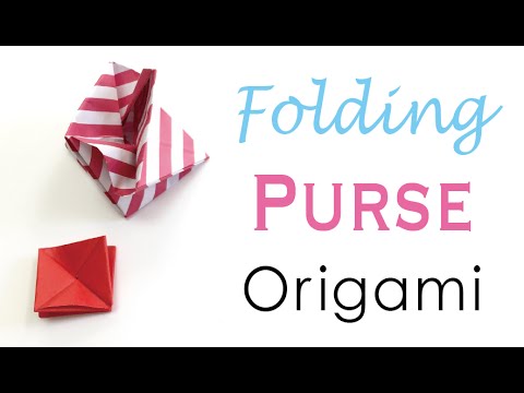 Origami Paper Folding Coin Purse Case - Origami Kawaii〔#067〕